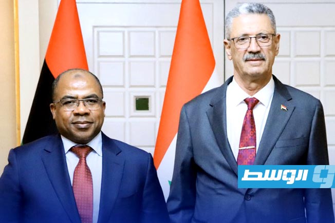 لقاء عبدالصادق مع وزير النفط العراقي في بغداد، الأحد 7 سبتمبر 2025. (وزارة النفط والغاز)