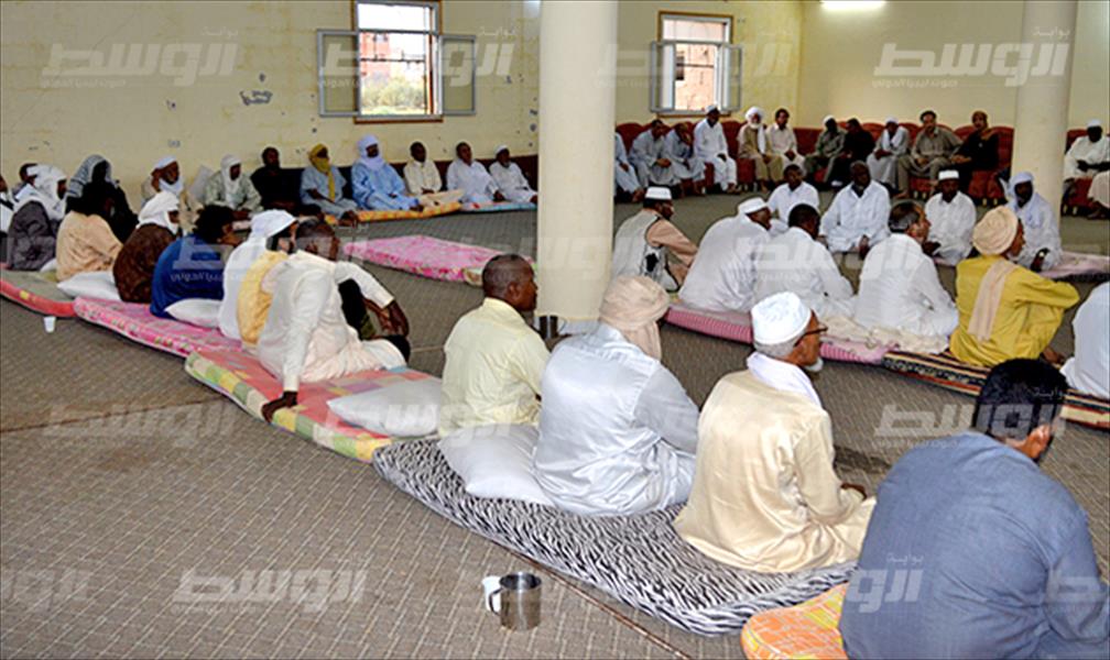 عودة عائلات نازحة إلى حي الطيوري في سبها