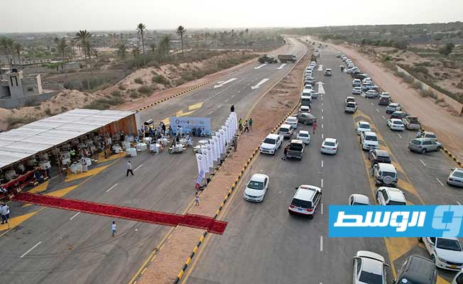 من افتتاح بعض المشاريع في مصراتة، 1 يوليو 2023. (حكومتنا)