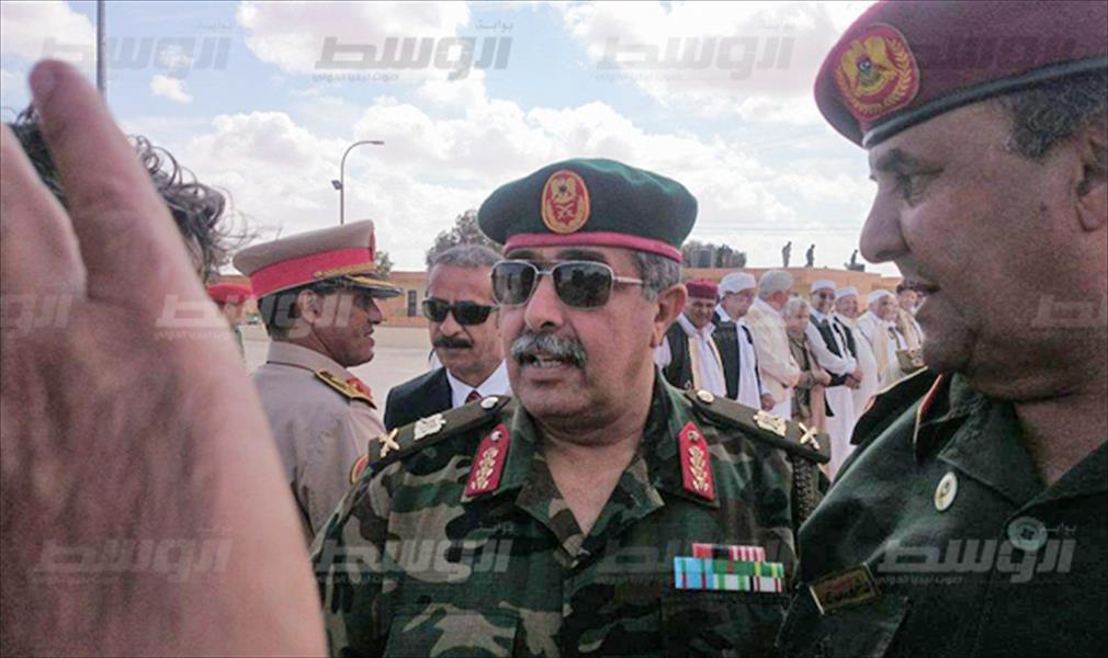بالصور: عقيلة والناظوري يشهدان عرضًا عسكريًا في الكلية العسكرية بطبرق