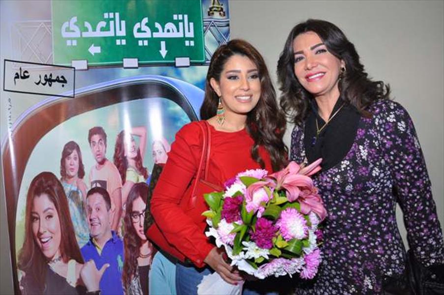 بالصور: آيتن عامر تحتفل بأول بطولة في «يا تهدي يا تعدي»