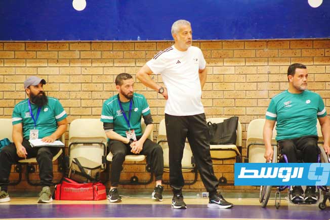 جانب من مشاركة المنتخب الليبي لكرة السلة على الكراسي المتحركة تحت 23 عاما. (فيسبوك)
