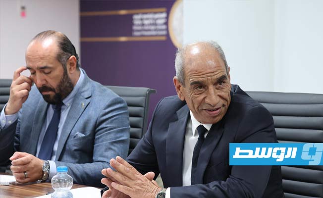 اجتماع المنفي مع مجلس إدارة مفوضية المجتمع المدني. (المجلس الرئاسي)