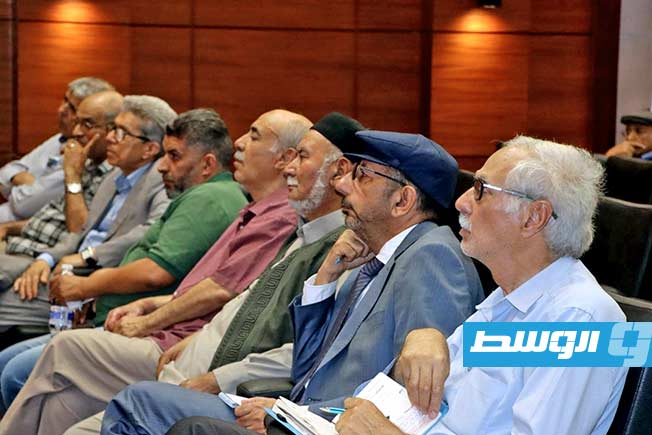جانب من الحضور بالمركز الليبي للمحفوظات والدراسات التاريخية، في 6 مايو 2026. (فيسبوك)