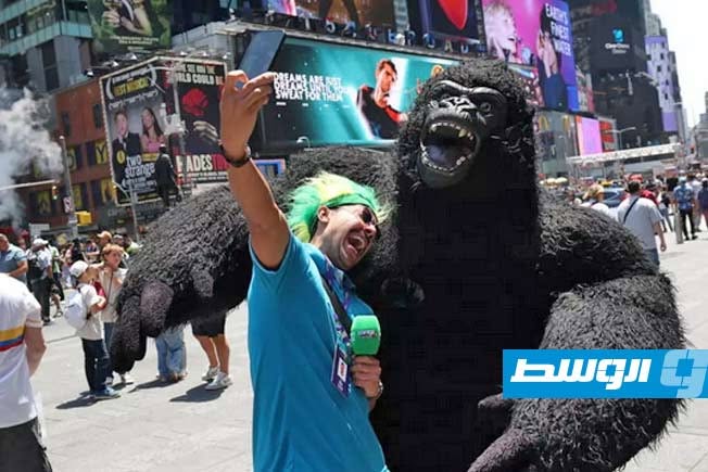 كرنفال المونديال ينتقل إلى قلب نيويورك. (فرانس برس)