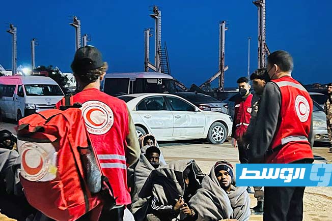 إنقاذ 36 مهاجرًا قبالة سواحل طبرق