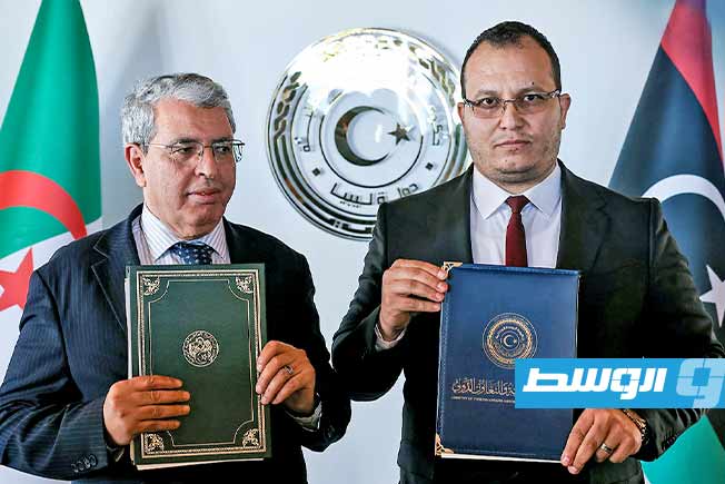 اجتماع خبراء ليبيا والجزائر للتحضير لعقد اجتماع اللجنة التنفيذية العليا بين البلدين في طرابلس يومي 28 و29 يناير 2026. (وزارة الخارجية والتعاون الدولي)