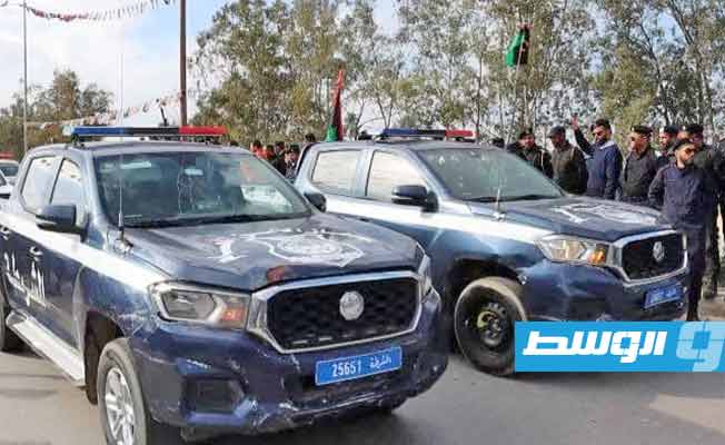 جانب من احتفال مديرية أمن الجفارة بذكرى ثورة 17 فبراير، الخميس 16 فبراير 2023 (وزارة الداخلية)