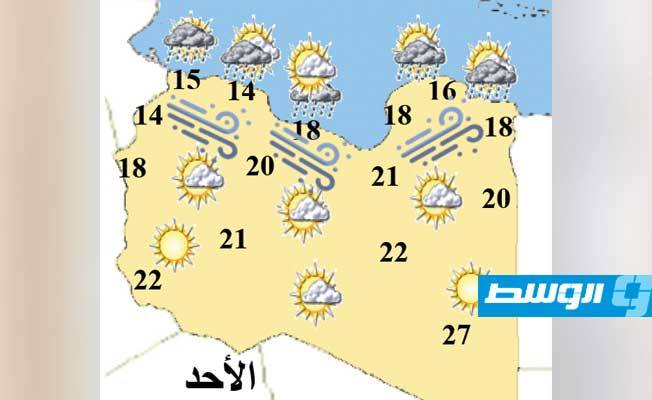 أحوال الطقس اليوم: أجواء متقلبة شمالا مع رياح باردة