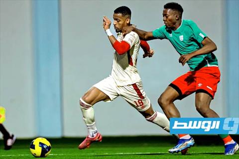 لقطة من مباراة الاتحاد وأبي الأشهر. (أرشيفية: الإنترنت)