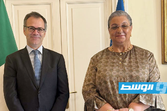 تيتيه عقب لقاء مع مسؤول إيطالي في روما، 3 أغسطس 2025. (البعثة الأممية)