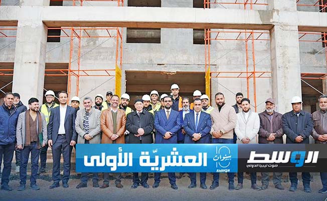 من زيارة عقيلة صالح وأسامة حماد لجامعة درنة التي يجري تطويرها وصيانتها، 17 فبراير 2024 (حكومة أسامة حماد) ______