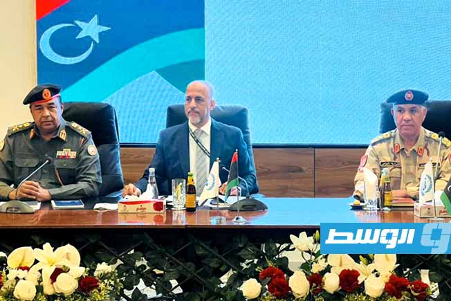 من اجتماع فريق التنسيق الفني المشترك لأمن الحدود في سرت، الخميس 14 مايو 2026 (بعثة الأمم المتحدة للدعم في ليبيا)