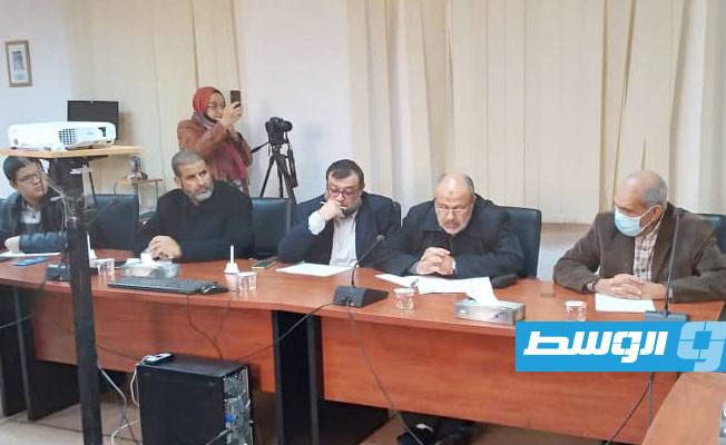 جانب من الحضور (إدارة التواصل بمجمع اللغة العربية)