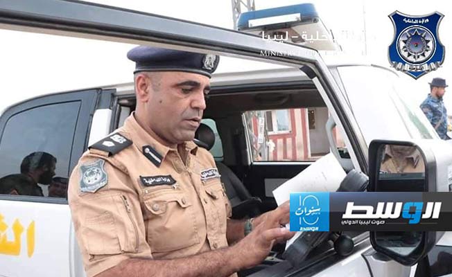 جانب من دورية أمنية لضبط السيارات المسروقة، السبت 21 سبتمبر 2024 (وزارة الداخلية)