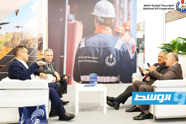 مشاركة ليبية في معرض الطاقة بمدينة رافينا الإيطالية، 8 أبريل 2025 (مؤسسة النفط)