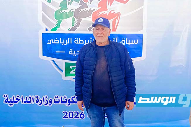 سباق العدو الريفي لاتحاد الشرطة بطريق المطار. (تصوير - محمد قجام)
