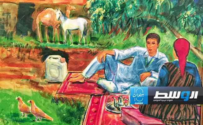 الفنان التشكيلي المرحوم الطاهر الأمين المغربي