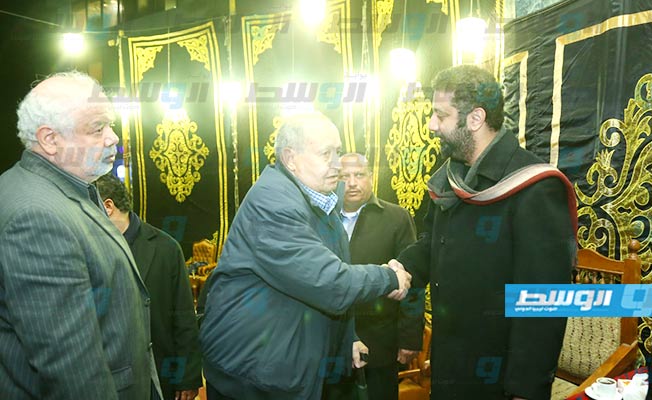 من عزاء الكاتب الراحل لينين الرملي (تصوير: مصطفى مرتضى)