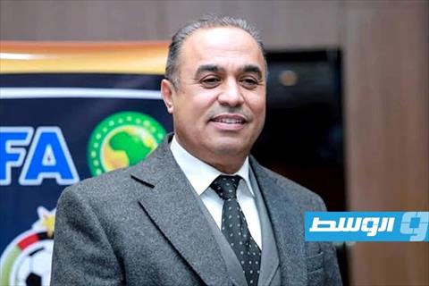 رئيس اتحاد الكرة الليبي عبدالمولى المغربي. (أرشيفية: الإنترنت)