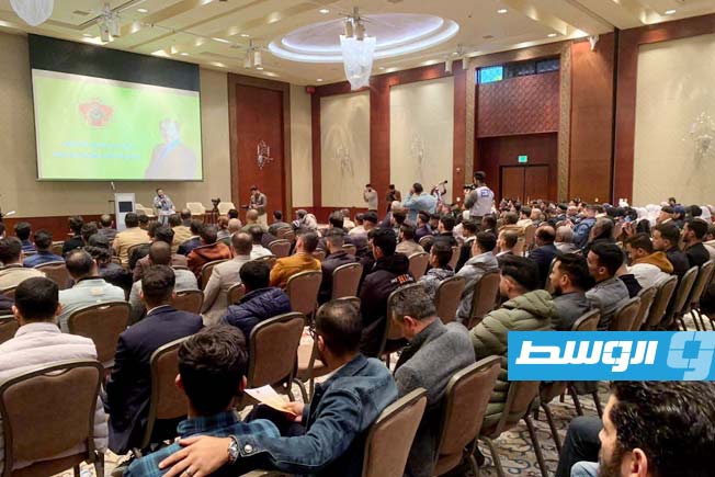 بعض حضور ملتقى الشباب الوطني للوحدة والسلام في طرابلس، 4 ديسمبر 2025 (الإنترنت)