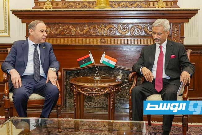 لقاء الباعور في نيودلهي مع وزير الخارجية الهندي، 30 يناير 2026. (وزارة الخارجية)