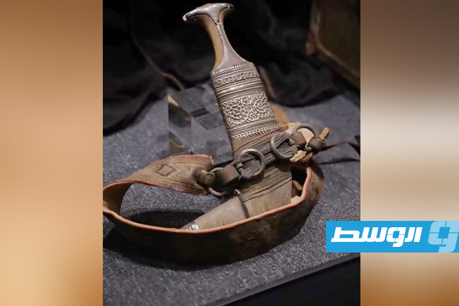 صورة مثبتة من فيديو ترويجي لمقتنيات المتحف الليبي. (فيسبوك)
