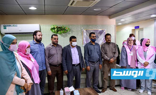 قسم الكشف المبكر وعلاج أمراض الثدي بمركز طبرق الطبي الذي افتتح الإثنين 18 أكتوبر 2021. (الإنترنت)