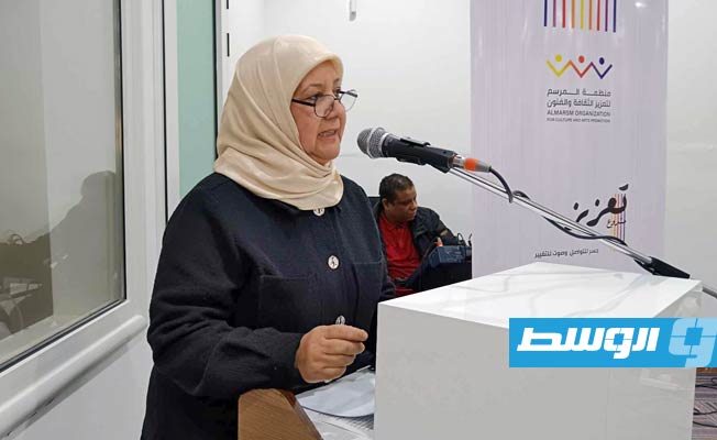 الشاعرة والكاتبة مريم سلامة. (بوابة الوسط)