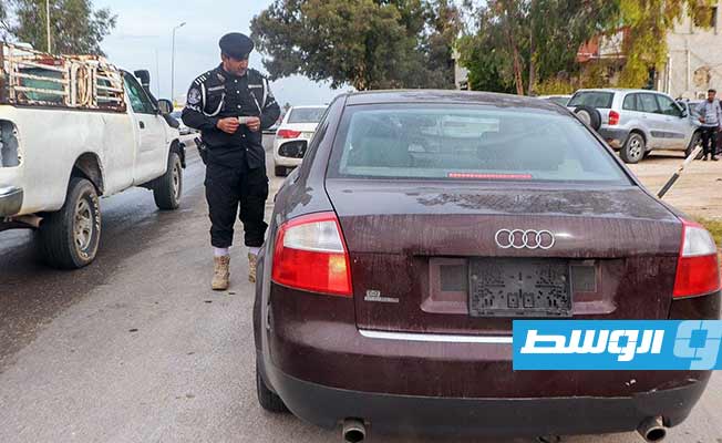 جانب من الحملة المرورية في السهل الغربي، الثلاثاء 2 يناير 2024 (وزارة الداخلية)