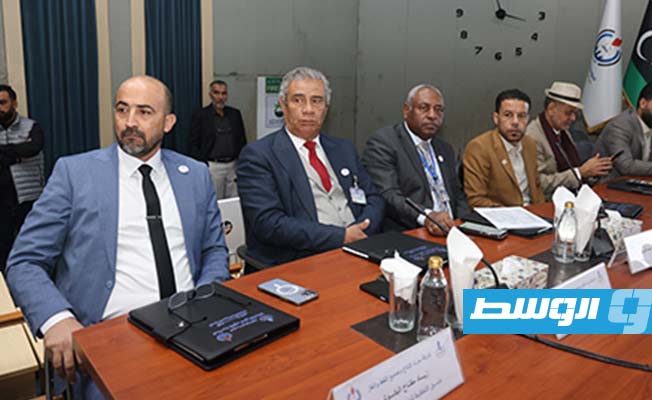 اجتماع الجمعية العمومية لشركة سرت لإنتاج وتصنيع النفط والغاز للعام 2023. الإثنين 22 يناير 2024. (مؤسسة النفط)