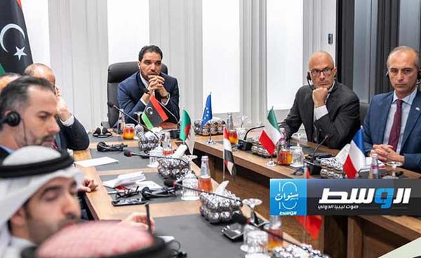 اجتماع قادربوه مع السفراء المعتمدين لدى ليبيا، الأحد 27 أكتوبر 2024. (هيئة الرقابة الإدارية)