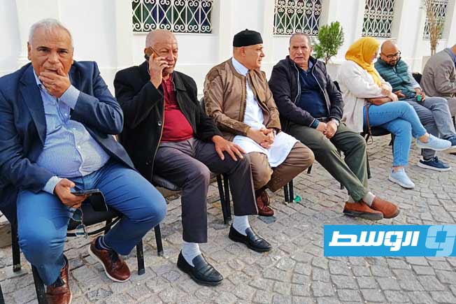 جانب من الحضور خلال احتفالية بيت إسكندر للفنون. (بوابة الوسط)