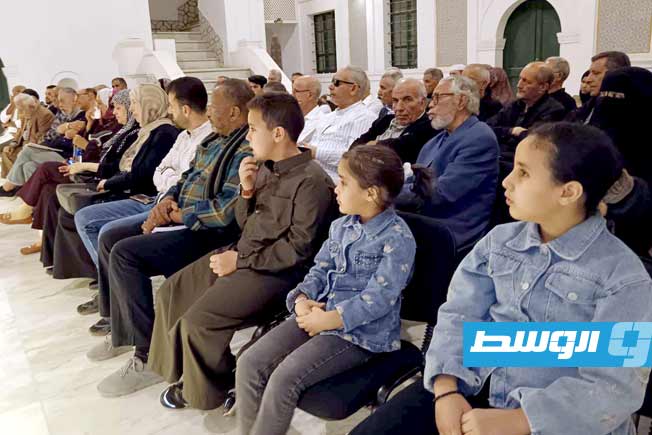 جانب من الحضور بحوش محمود بِي بالمدينة القديمة. (بوابة الوسط)