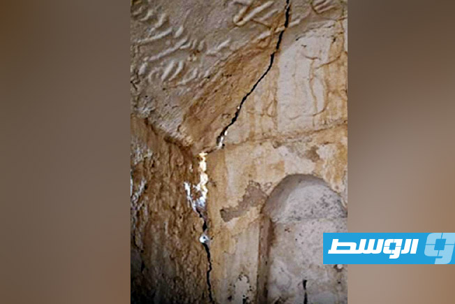 صور من المسجد القديم في محلة اتوغايسرو بمدينة يفرن. (جهاز إدارة المدن التاريخية)