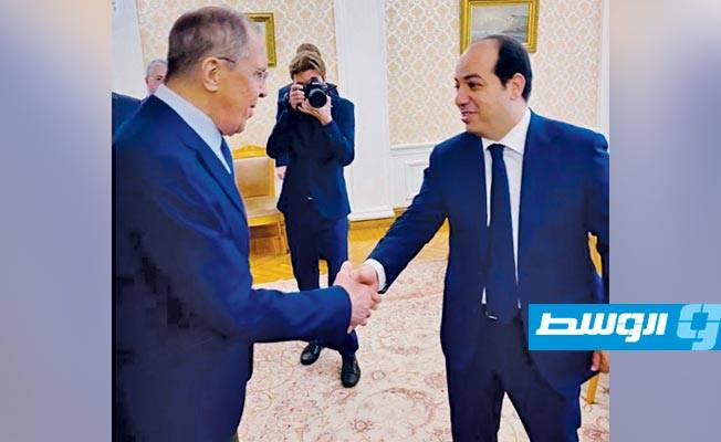 من اجتماع معيتيق مع سيرغي لافروف في موسكو، 29 يناير 2021. (إدارة التواصل والإعلام برئاسة مجلس الوزراء)