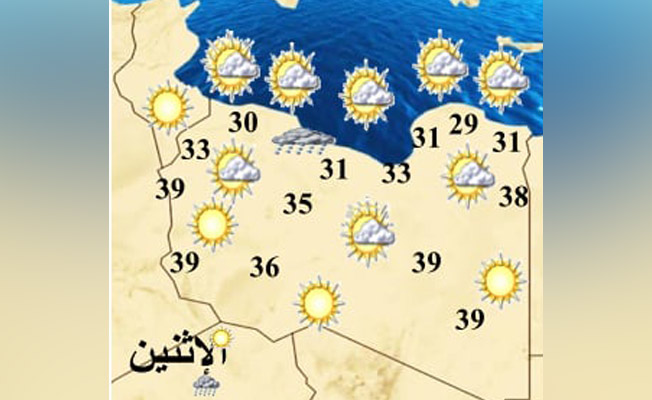 حالة الطقس (الأحد 22 أغسطس 2021)