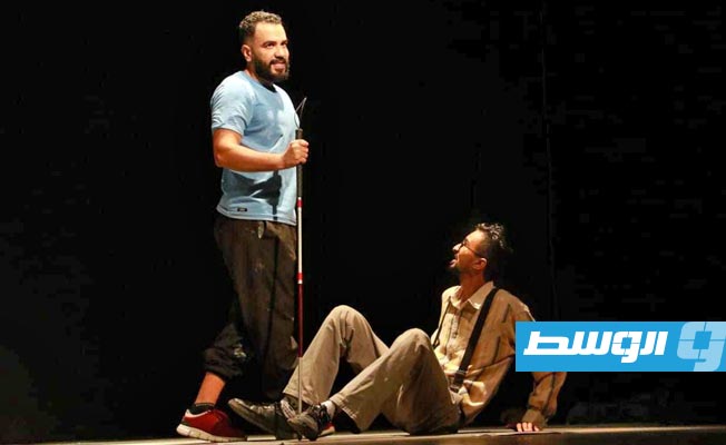 جانب من مسرحية «خرف» التي عرضت بمهرجان شرم الشيخ للمسرح الشبابي. (بوابة الوسط)