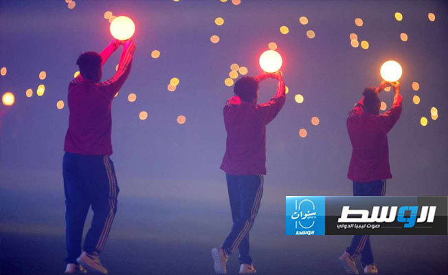 جانب من حفل إعادة افتتاح ملعب طرابلس الدولي، 8 مارس 2024. (تصوير - محمود دردور، بوابة الوسط)