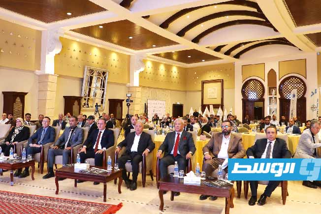 الحويج خلال إطلاق مشروع «ليبي جي بي تي»، 27 أكتوبر 2025. (وزارة الاقتصاد)