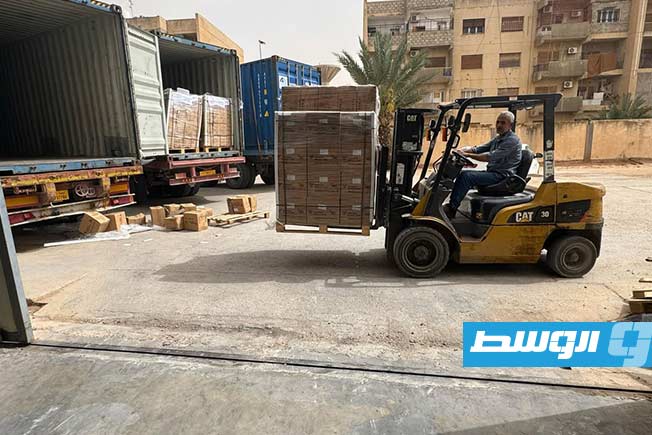 جانب من مشغلات غسيل الكلى الموردة، السبت 19 أبريل 2025 (جهاز الإمداد الطبي)