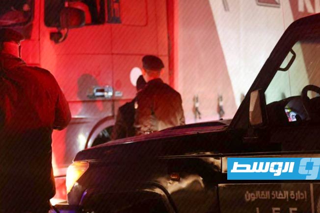 مشاركون في الدوريات الأمنية بوادي نسمة ووادي مرسيط (إدارة إنفاذ القانون بالإدارة العامة للعمليات الأمنية)