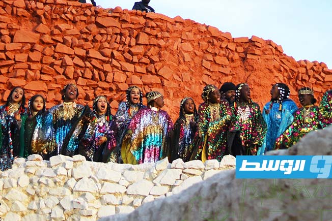 فعاليات الدورة الـ30 لـمهرجان غات السياحي بالمدينة القديمة غات. (موقع المهرجان على فيسبوك)