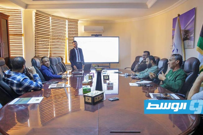 جانب من جلسة استماع نظمتها مصلحة المطارات بوزارة المواصلات في حكومة الوحدة الوطنية الموقتة، الإثنين 17 مارس 2025 (مصلحة المطارات)
