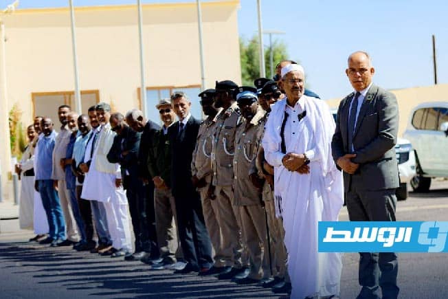 احتفالية الحكومة المكلفة من مجلس النواب بعيد الشرطة في مدينة سبها. (صفحة الحكومة على فيسبوك)