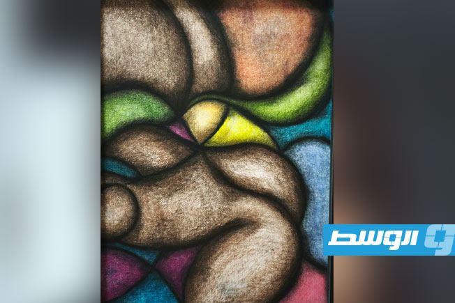 لوحة للفنانة هند علي الراشدي (فيسبوك)