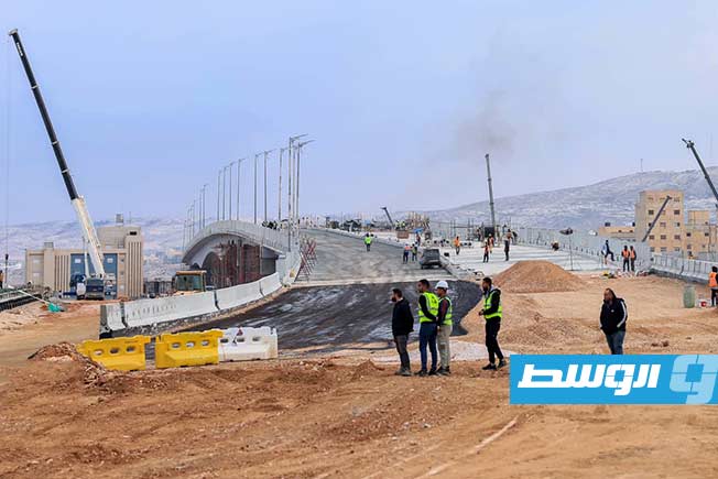 من مشاريع إعمار مدينة درنة، 5 يناير 2025. (صندوق إعمار ليبيا)