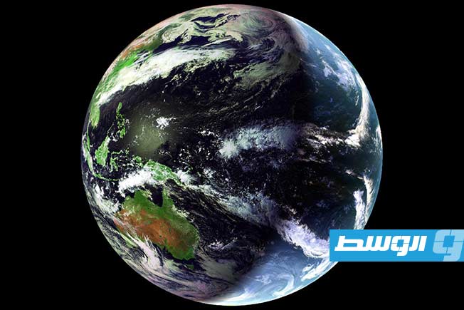 صورة لكوكب الأرض من الفضاء، نشرتها مؤسسة «روسكوزموس» الروسية في 220 أبريل 2026. (إكس)