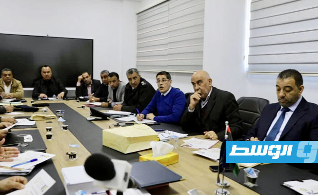 اجتماع بديوان وزارة الداخلية التابعة لحكومة الوحدة الوطنية، 1 يناير 2022. (وزارة الداخلية)