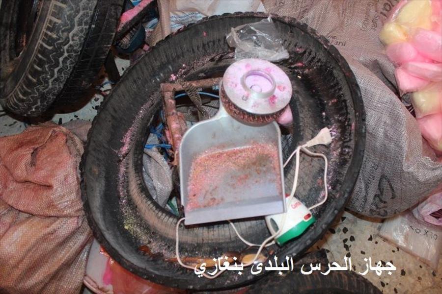 ضبط مصنع للحلوى مخالف للمواصفات الصحية بالكويفية